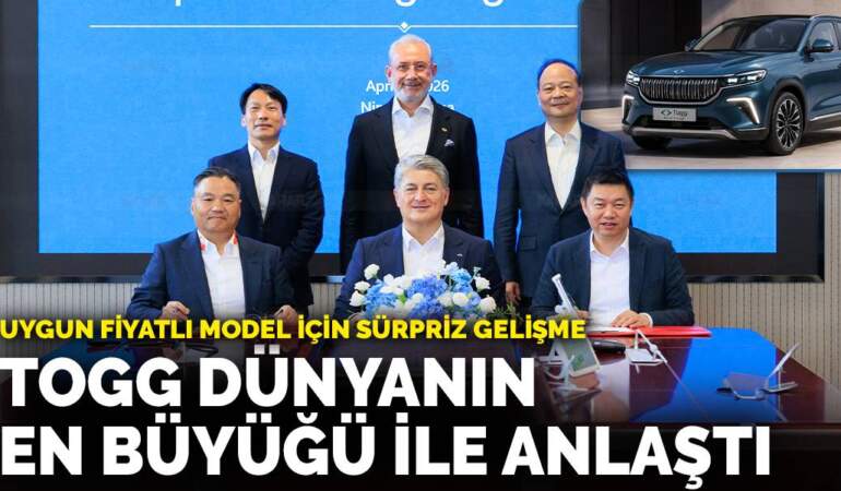 Uygun fiyatlı model için sürpriz gelişme: Togg dünyanın en büyüğüyle anlaştı