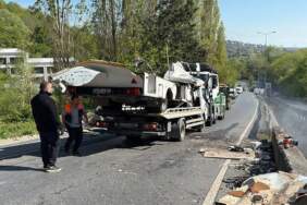 Sarıyer’de feci kaza: Karavan bariyerlere çarptı, sürücü hayatını kaybetti