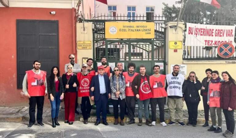Özel İtalyan Lisesi’ndeki grevde mahkemeden öğretmenler lehine karar