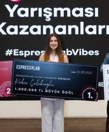 Espressolab’in 1 milyon TL ödüllü TikTok yarışması sonuçlandı