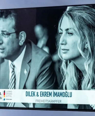 İmamoğlu çiftine ‘Özgürlük Savaşçısı’ ödülü