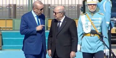Cumhurbaşkanı Erdoğan, Cezayir Lideri Tebbun’u kabul etti