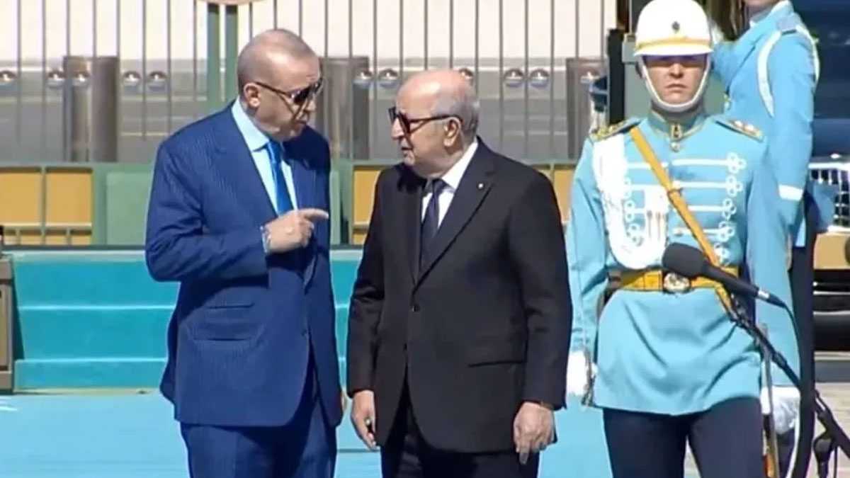 Cumhurbaşkanı Erdoğan, Cezayir Lideri Tebbun’u kabul etti