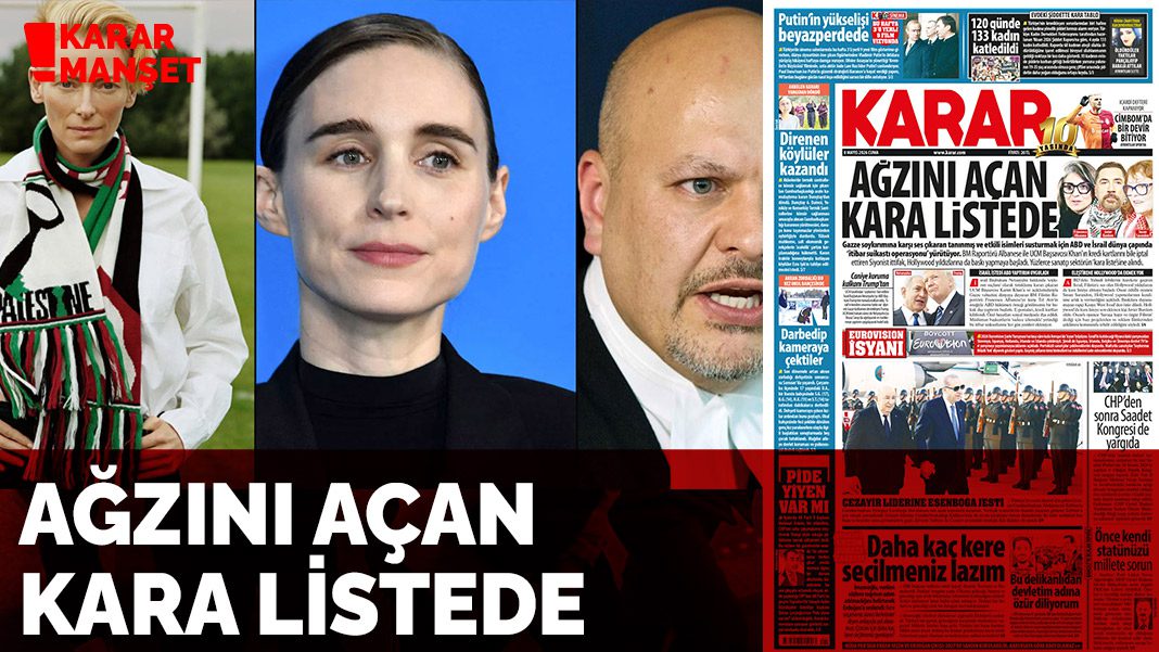 Ağzı açan kara listede