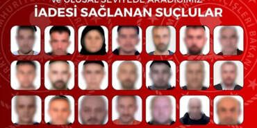Yurt dışına kaçan 48 suçlu Türkiye’ye getirildi