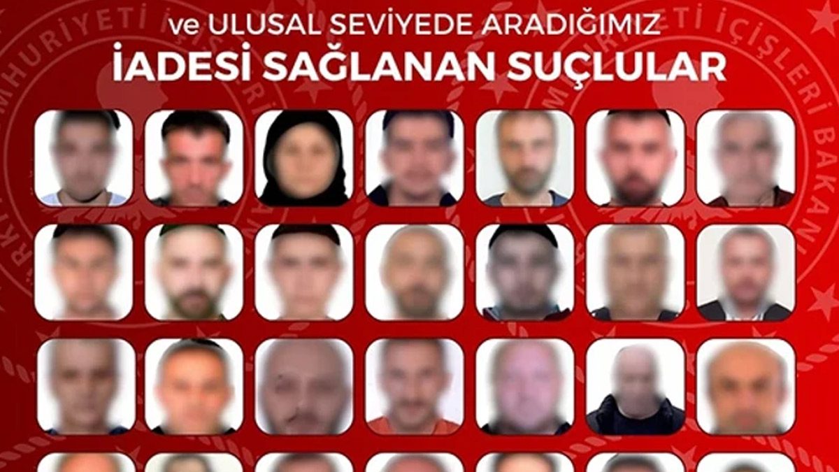 Yurt dışına kaçan 48 suçlu Türkiye’ye getirildi