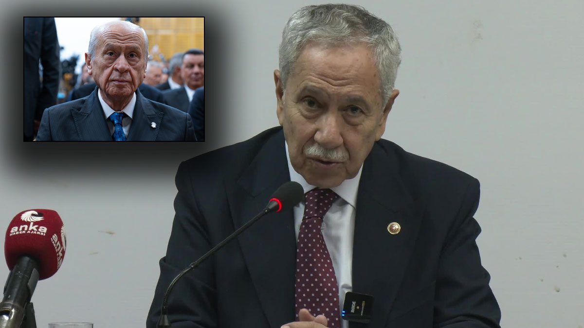 Arınç isim vermeden Bahçeli’yi eleştirdi: Apo’ya statü peşinde koşanlar önce KHK’yı halletsin