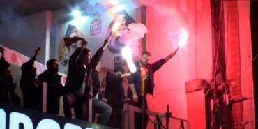 Taksim’de şampiyonluk kutlamasında kavga: 1 kadın yaralandı