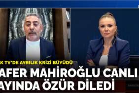 Halk TV’de ayrılık krizi büyüdü: Cafer Mahiroğlu canlı yayında özür diledi