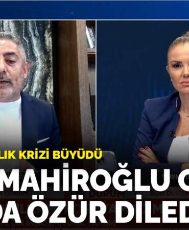 Halk TV’de ayrılık krizi büyüdü: Cafer Mahiroğlu canlı yayında özür diledi