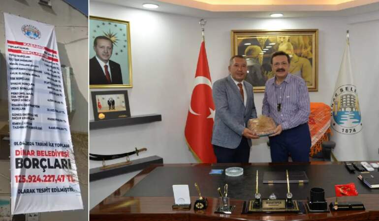 AK Parti döneminin borçlarını açıklamıştı: Dinar Belediye Başkanı da AK Parti’ye geçiyor