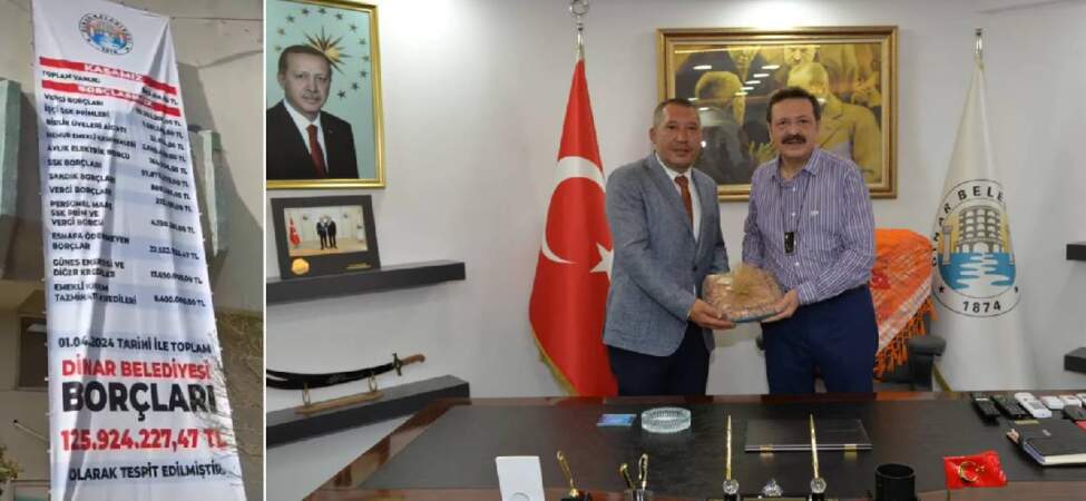 AK Parti döneminin borçlarını açıklamıştı: Dinar Belediye Başkanı da AK Parti’ye geçiyor