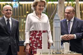 Belçika Kraliçesi Mathilde, İstanbul Finans Merkezi Yerleşkesi’ni ziyaret etti