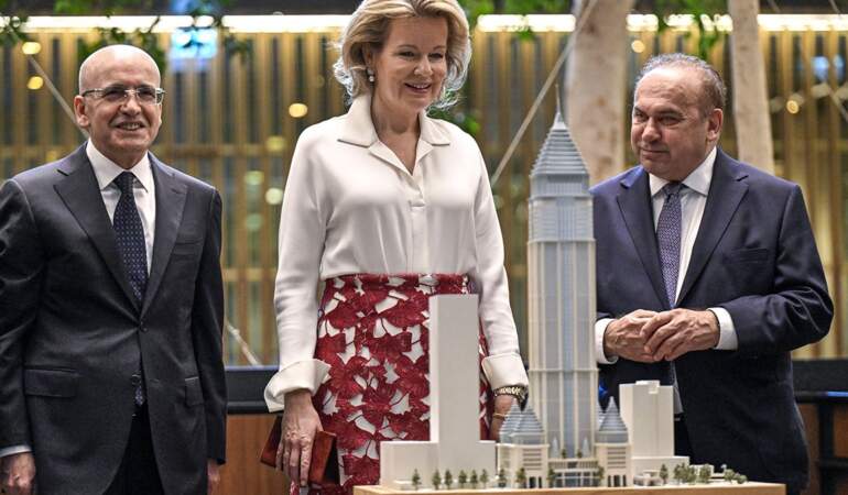 Belçika Kraliçesi Mathilde, İstanbul Finans Merkezi Yerleşkesi’ni ziyaret etti