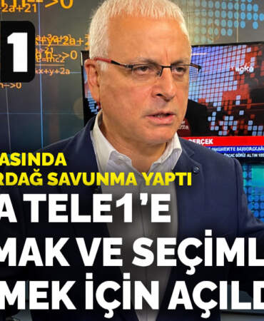 Casusluk davasında Merdan Yanardağ savunma yaptı: Bu dava TELE1’e el koymak ve seçimleri lekelemek için açıldı