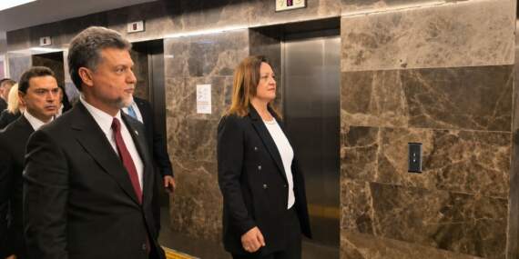 Burcu Köksal AK Parti Genel Merkezi’nde: İşte ilk görüntüler
