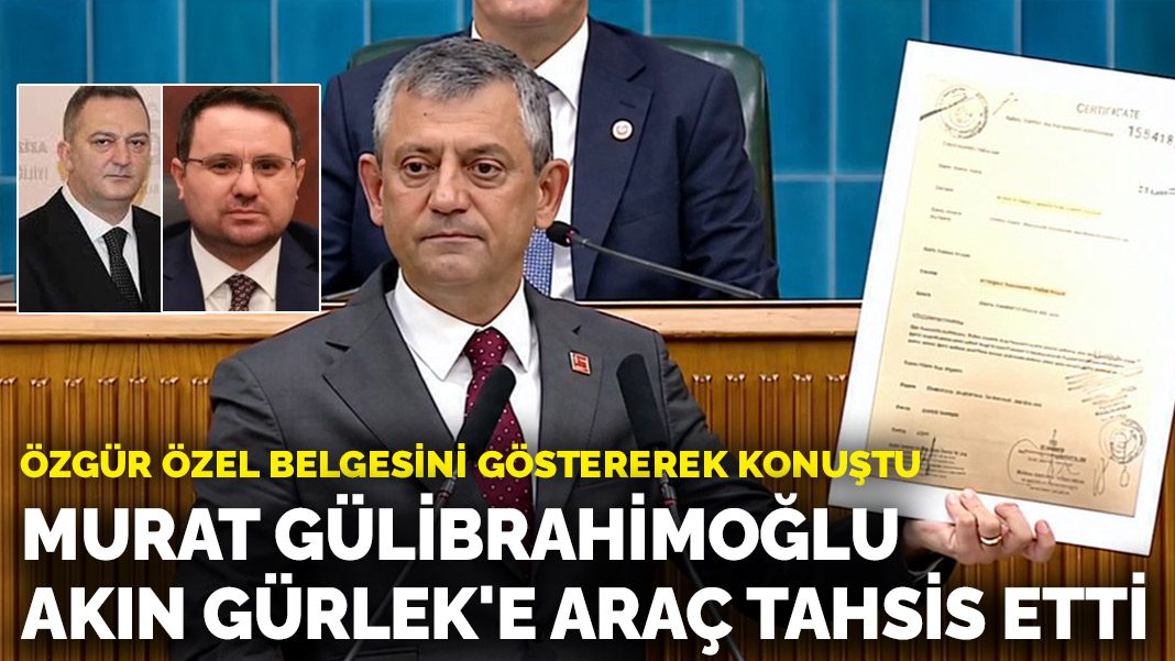 Özel: Murat Gülibrahimoğlu, Akın Gürlek’e araç tahsis etti