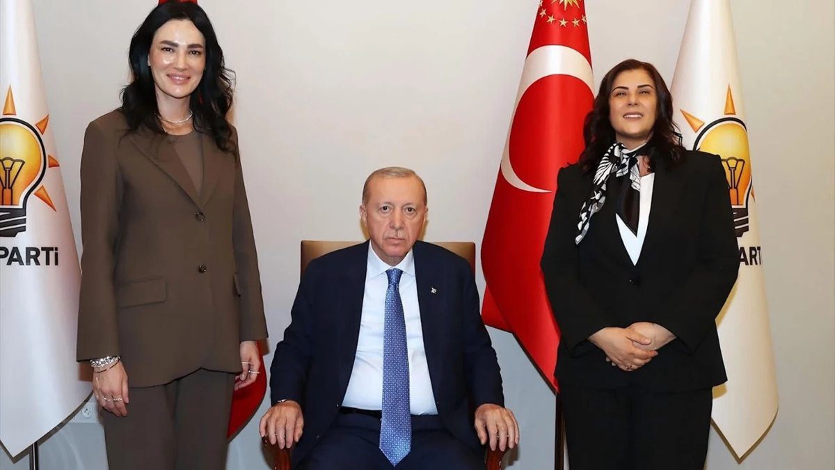Özlem Çerçioğlu, Erdoğan’ı ziyaret etti