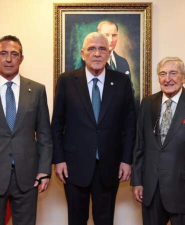 Ali Koç ve Rahmi Koç’tan Dervişoğlu’na ziyaret