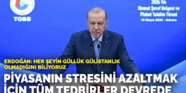 Erdoğan’dan iş dünyasına mesaj: Piyasanın yaşadığı stresi asgariye indirmek için her türlü tedbir alınıyor