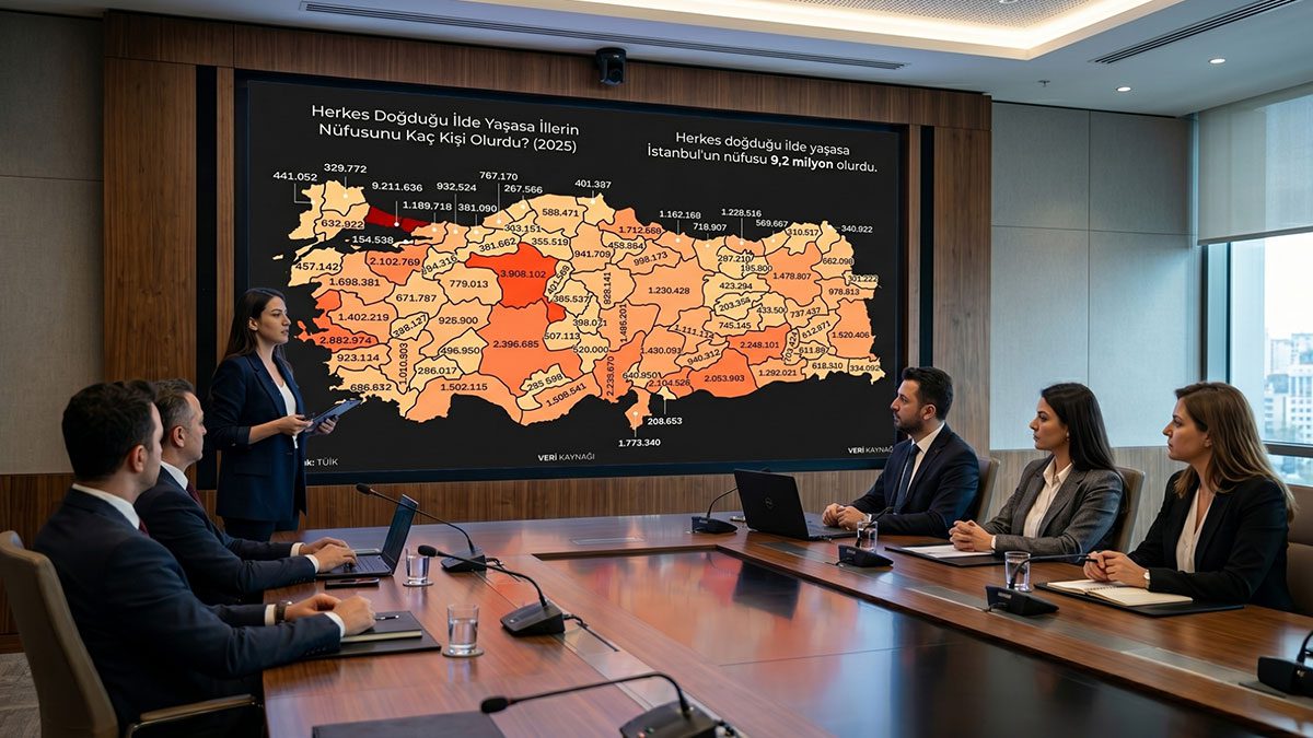 Herkes doğduğu ilde yaşasa illerin nüfusu kaç kişi olurdu? Herkes doğduğu ilde yaşasa İstanbul nüfusu kaç olurdu? TÜİK il il hesapladı