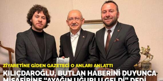 Ziyaretine giden gazeteci o anları anlattı: Kılıçdaroğlu butlan haberini duyunca misafirine ‘ayağın uğurlu geldi’ dedi