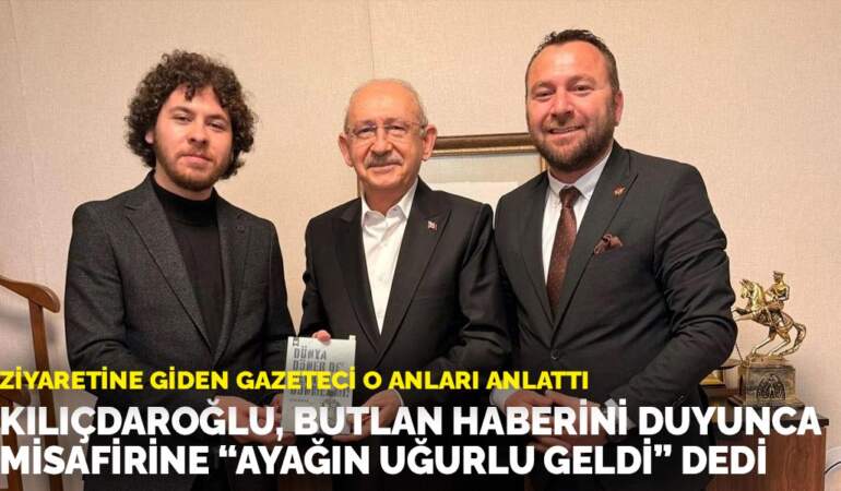 Ziyaretine giden gazeteci o anları anlattı: Kılıçdaroğlu butlan haberini duyunca misafirine ‘ayağın uğurlu geldi’ dedi