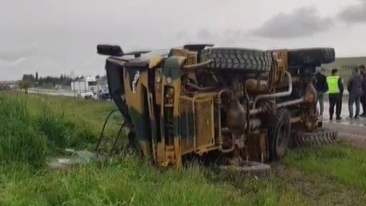 Aksaray’da Askeri Araç Devrildi, Yaralılar Var