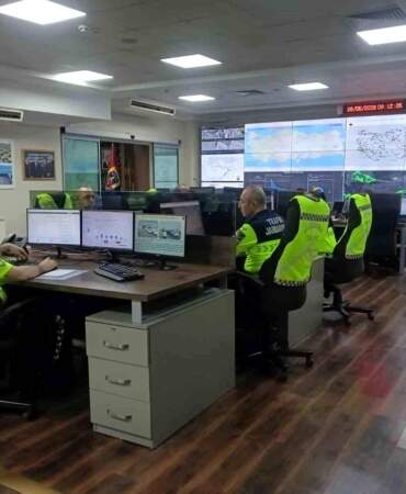 Ankara’da Bayramda Helikopterli Trafik Denetimi
