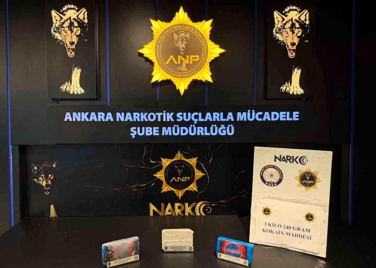Kahramankazan’da 3 Kilo Kokain Ele Geçirildi