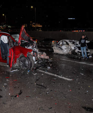 Ankara’da Zincirleme Kaza: 3’ü Ağır 8 Yaralı