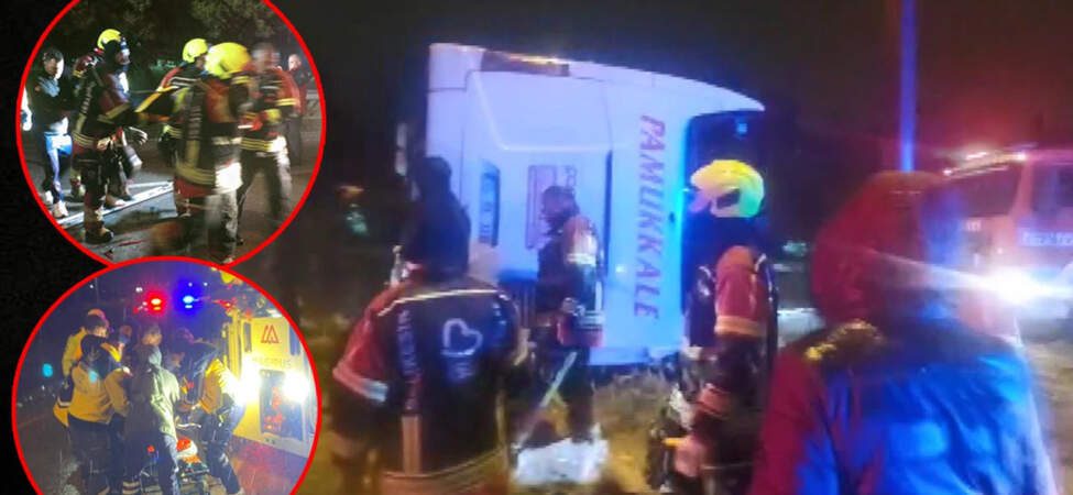 Balıkesir’de Yolcu Otobüsü Devrildi: Ölü ve Çok Sayıda Yaralı Var