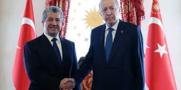 Cumhurbaşkanı Erdoğan, IKBY Başbakanı Mesrur Barzani’yi Kabul Etti