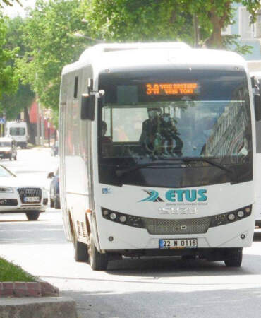 Edirne’de Toplu Taşımaya Zam Geldi