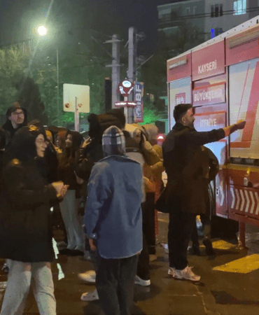 Kayseri’de Kız Öğrenci Yurdunda Korkutan Yangın!