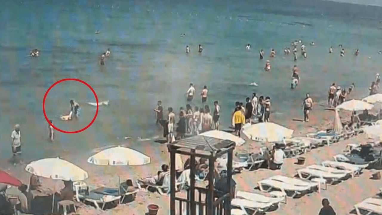 Kuşadası’nda Korku Dolu Anlar! Çinli Turist Böyle Kurtarıldı