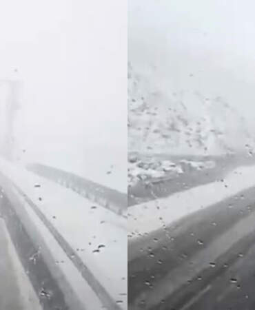Mayıs Sonunda Kış Ayazı: Dev Tırlar Yollarda Mahsur Kaldı
