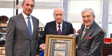 MHP Genel Başkanı Bahçeli, Rahmi Koç ve Ali Koç’u Kabul Etti