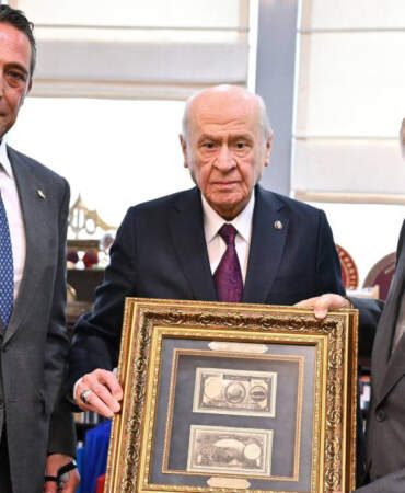 MHP Genel Başkanı Bahçeli, Rahmi Koç ve Ali Koç’u Kabul Etti