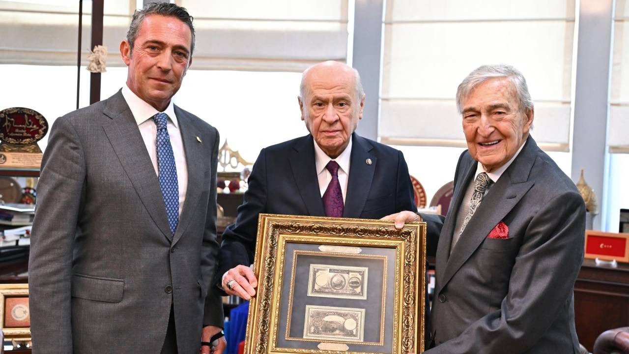 MHP Genel Başkanı Bahçeli, Rahmi Koç ve Ali Koç’u Kabul Etti