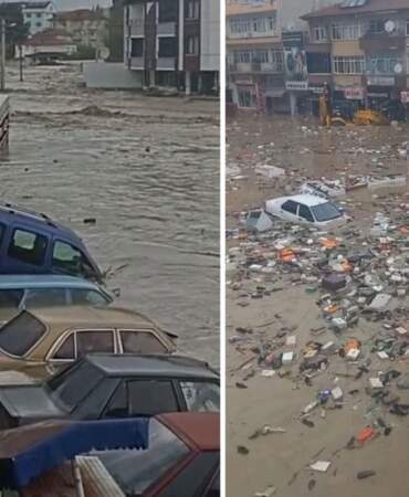 7 kentimizi sel ve dolu vurdu, hayat durma noktasına geldi