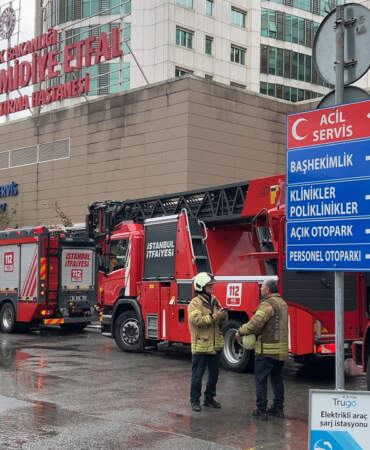 Sarıyer’de Hastanede Korku Dolu Anlar: Acil Serviste Yangın Paniği