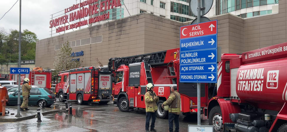 Sarıyer’de Hastanede Korku Dolu Anlar: Acil Serviste Yangın Paniği