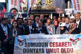 Sumud Filosu’ndan Dönüşe Karşılanan Sendikacılar