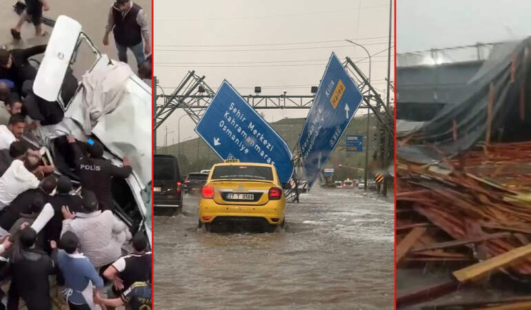 ‘Süper Hücre’ Gaziantep ve Şanlıurfa’yı Yıktı Geçti: 1 Ölü Çok Sayıda Yaralı