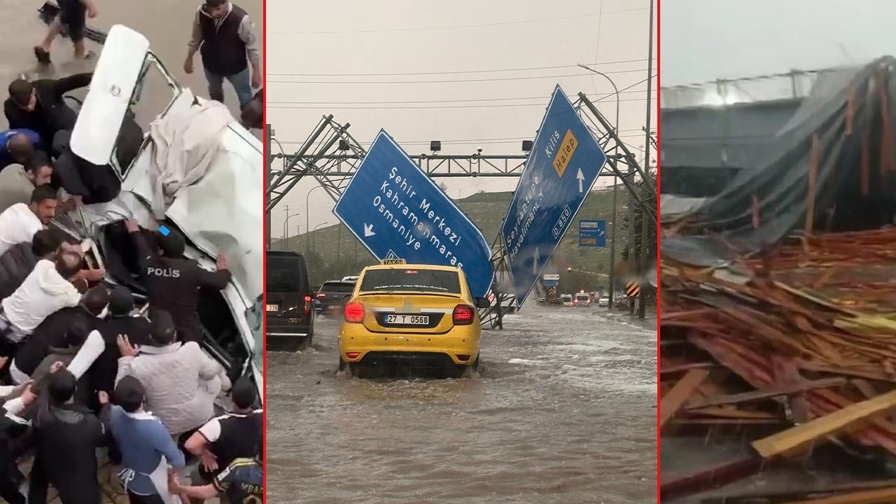 ‘Süper Hücre’ Gaziantep ve Şanlıurfa’yı Yıktı Geçti: 1 Ölü Çok Sayıda Yaralı