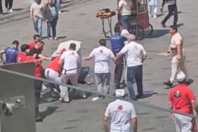 Taksim’de Esnaftan Meydan Dayağı: Ortalık Bir Anda Karıştı