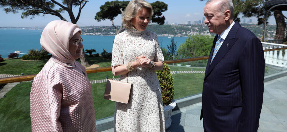 Cumhurbaşkanı Erdoğan Belçika Kraliçesi Mathilde’yi Ağırladı: ‘AB Savunmasında Yer Almalıyız’