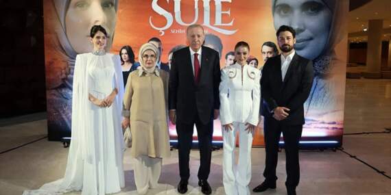 Erdoğan, “Şule Senin Hikayen” dizisinin galasına katıldı