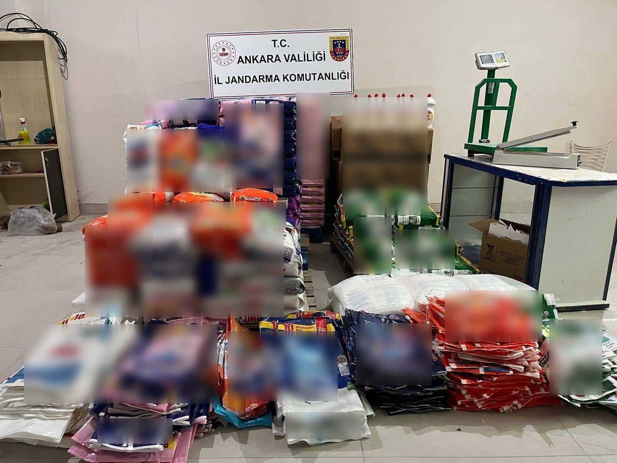 Ankara’da 3 ton sahte deterjan ele geçildi